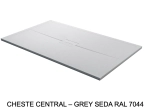 Bac douche drainage central, discret et design, Largeur 100 à 210 cm x l. 70 à 120 cm Fabrication sur mesure en résine anti glissant, finition misse, 10 couleurs, Livraison offerte